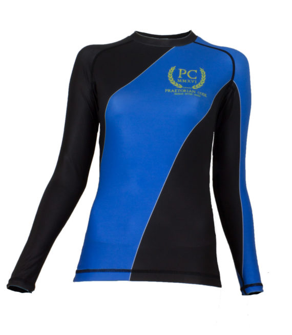 Women’s BJJ Ranked Rash Guard Blue