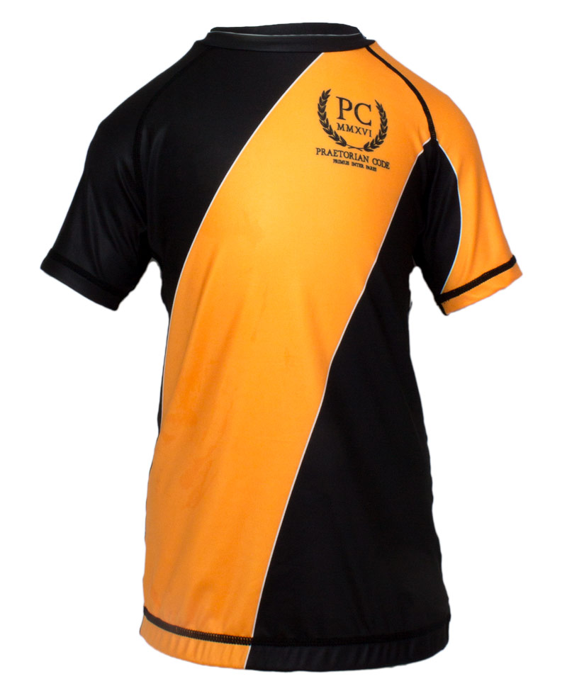 Kids BJJ Competition Rash Guard Orange | IBJJF Compliant