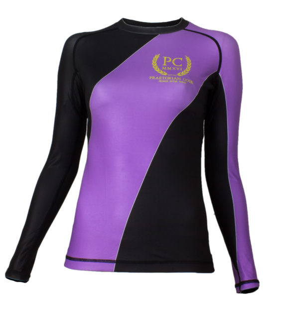 Women’s BJJ Ranked Rash Guard Purple