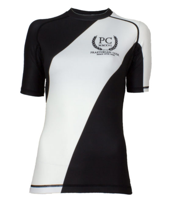 Women’s BJJ Ranked Rash Guard White